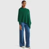 Cashmere blend poncho