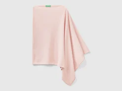 Cashmere blend poncho