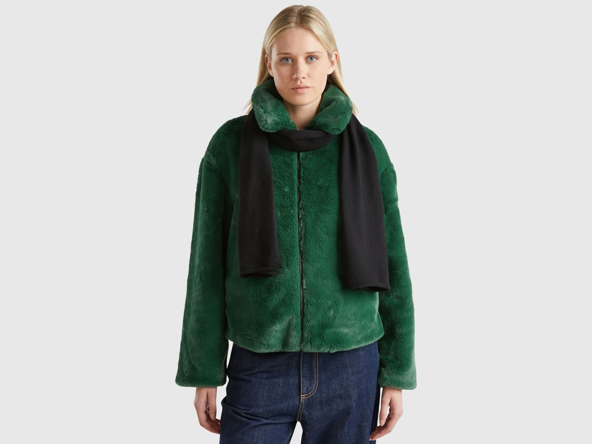 Cashmere blend scarf