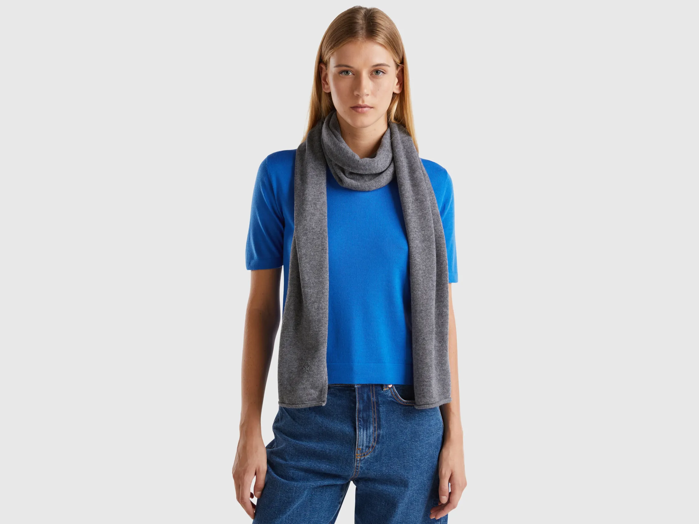 Cashmere blend scarf