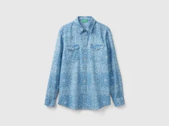 Chambray western shirt