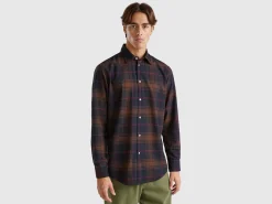 Check flannel shirt