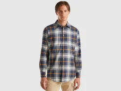 Check flannel shirt
