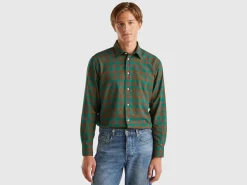Check flannel shirt