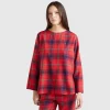 Check flannel top