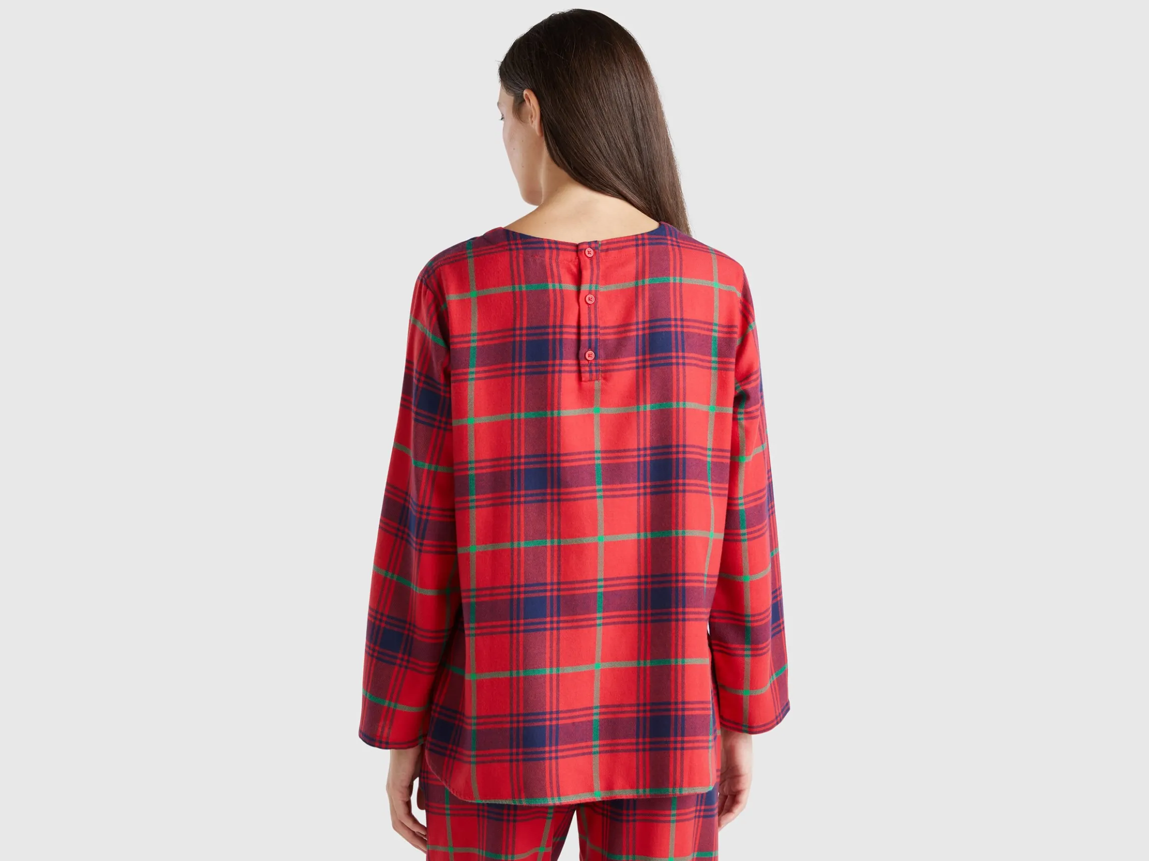 Check flannel top