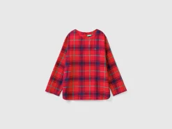 Check flannel top