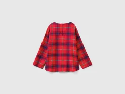 Check flannel top