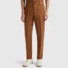 Chinos in pure linen