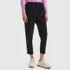 Chinos in velvet with stretch waist