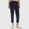 Chinos in velvet with stretch waist