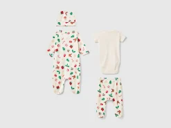 Christmas set in pure cotton