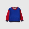 Color block sweater