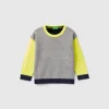 Color block sweater