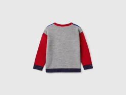 Color block sweater