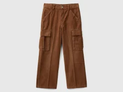 Corduroy cargo trousers