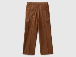 Corduroy cargo trousers