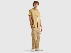 Corduroy cargo trousers