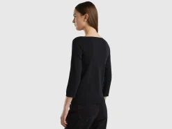 100% cotton boat neck sweater