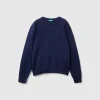 100% cotton crew neck sweater