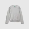 100% cotton crew neck sweater
