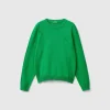 100% cotton crew neck sweater