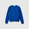 100% cotton crew neck sweater