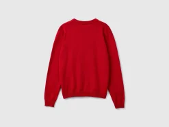 100% cotton crew neck sweater