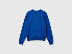 100% cotton crew neck sweater
