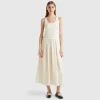 Cotton midi dress
