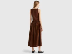 Cotton midi dress