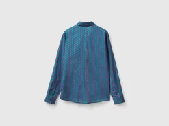 100% cotton patterned shirt