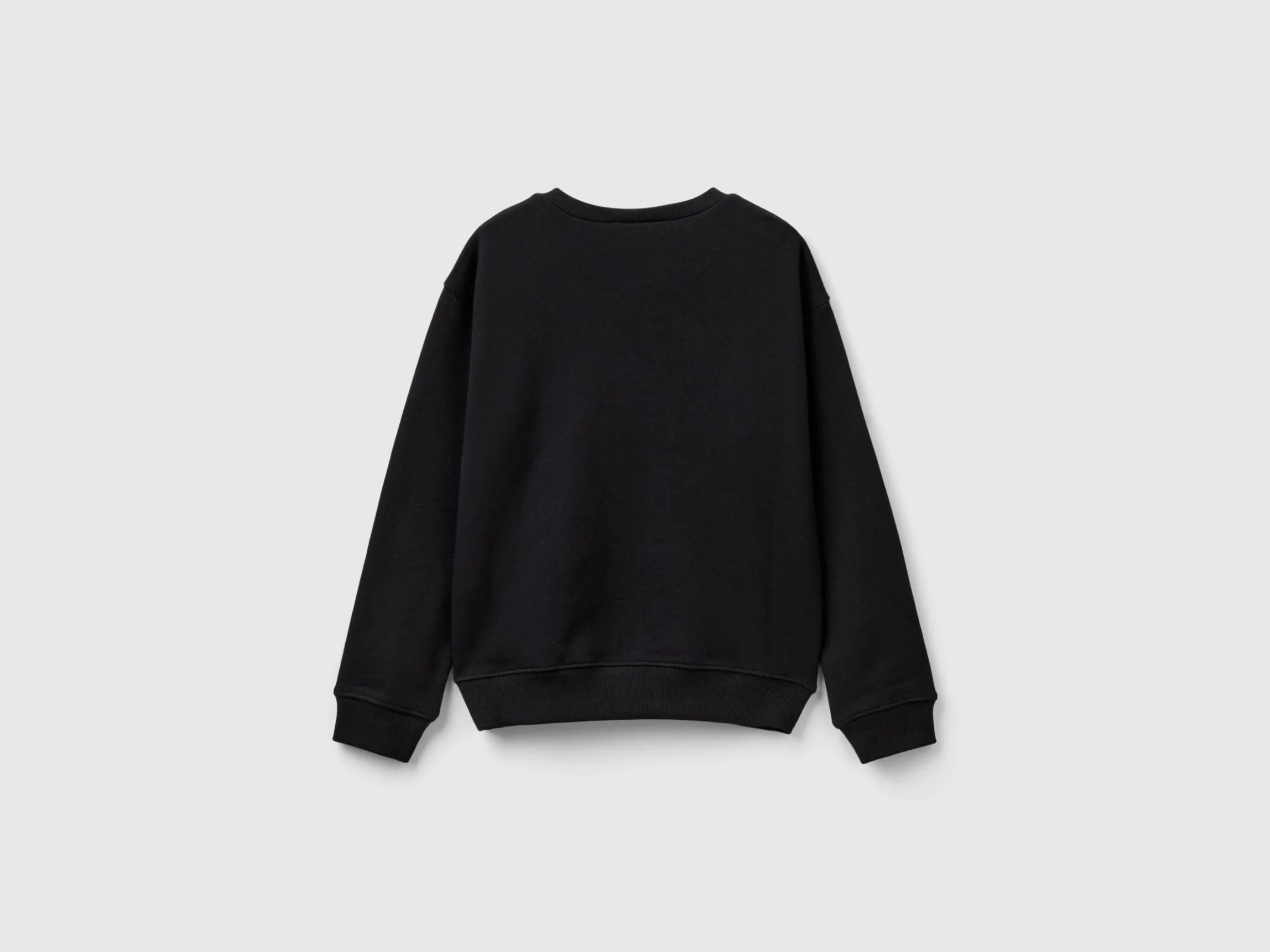 100% cotton sweatshirt with glittery logo
