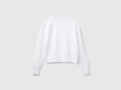 100% cotton sweatshirt with logo print