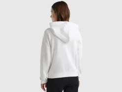 100% cotton sweatshirt with zip and hood