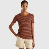 Crew neck striped t-shirt