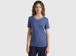Crew neck striped t-shirt