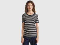 Crew neck striped t-shirt