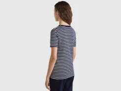 Crew neck striped t-shirt