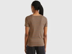 Crew neck striped t-shirt
