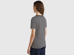 Crew neck striped t-shirt