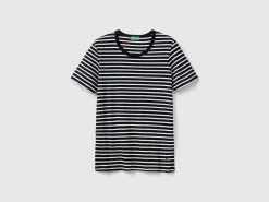 Crew neck striped t-shirt