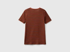 Crew neck striped t-shirt