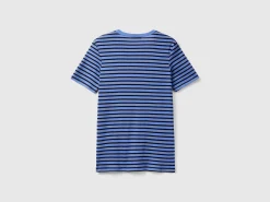 Crew neck striped t-shirt