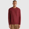 Crew neck sweater in wool blend