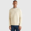 Crew neck sweater in wool blend