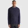 Crew neck sweater in wool blend
