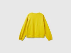 Crew neck sweatshirt in cotton blend