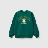 Crew neck sweatshirt with print