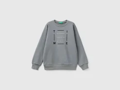 Crew neck sweatshirt with print